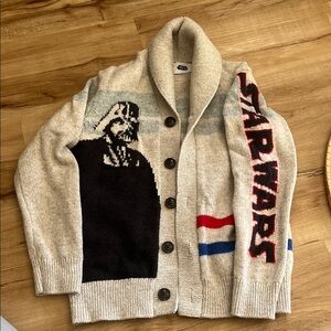 GAP Star Wars Cardigan with Darth Vader Design